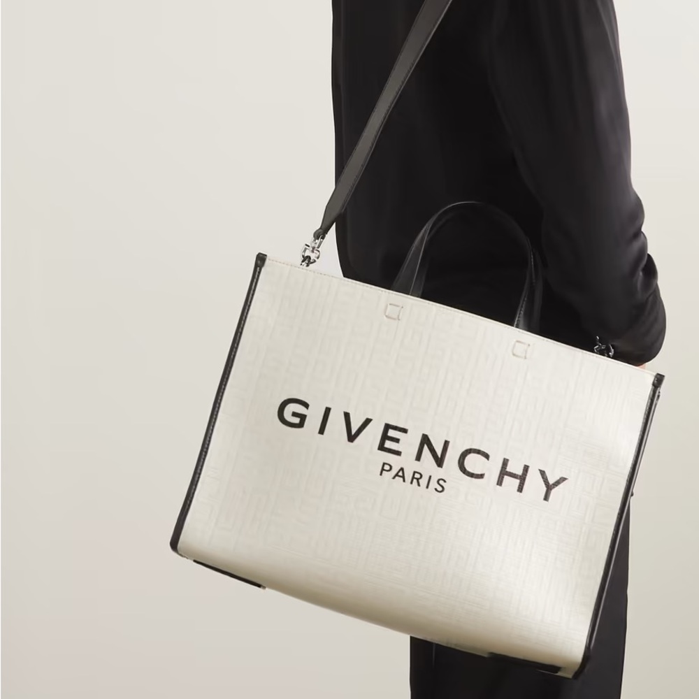 GIVENCHY 2022 Medium G-Tote Coated Canvas Shopper NEW